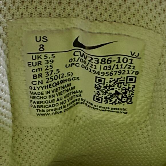 Nike Crater Impact Run Shoe Womens 8 White Green Sporty Sturdy I.9.3 Lightweight - Picture 15 of 15